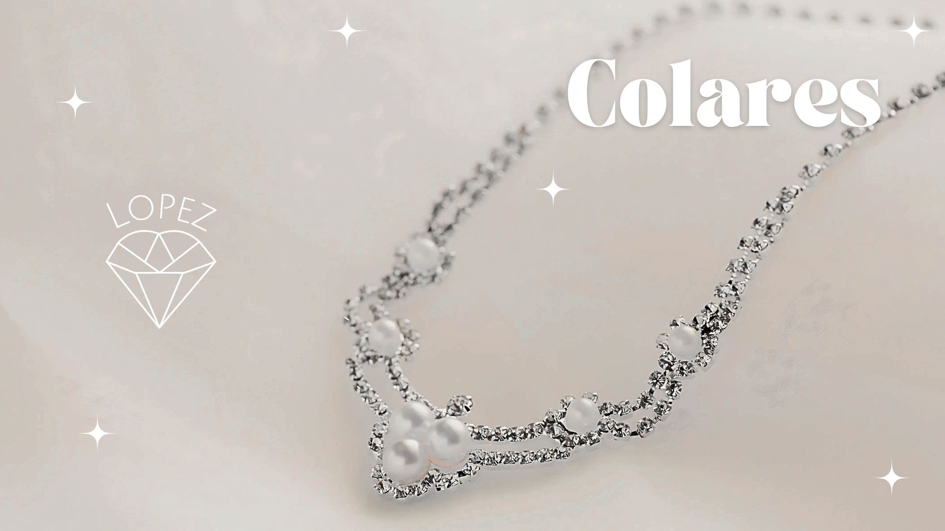 Colares, loja virtual, banners de colar prata